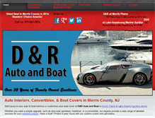 Tablet Screenshot of dandrautoandboat.com